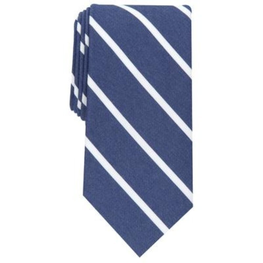 Club‎ Room Men's Classic Stripe Tie, NWT - Navy